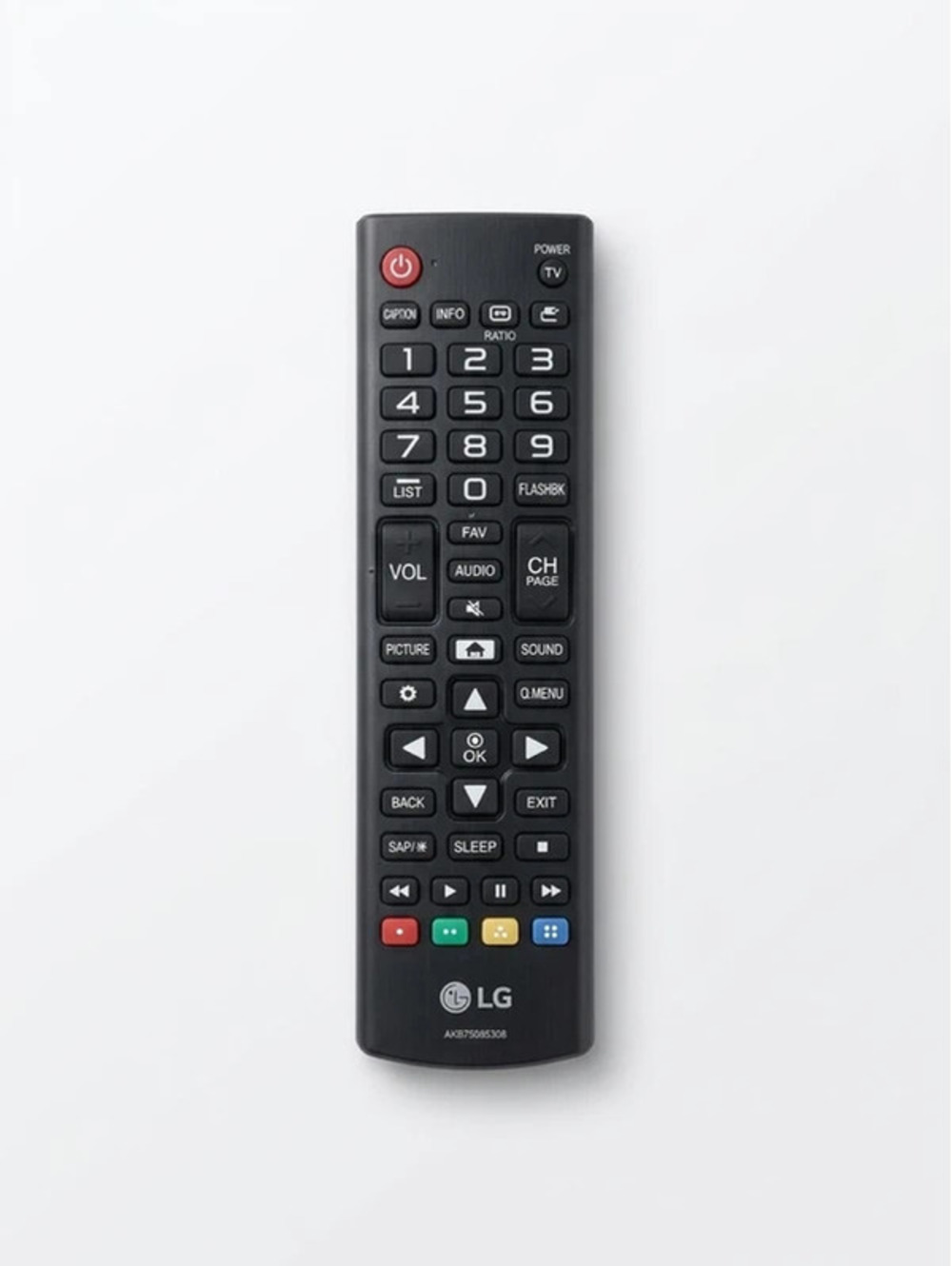 Genuine LG AKB75095330 OEM TV Remote Control Tested Working Black